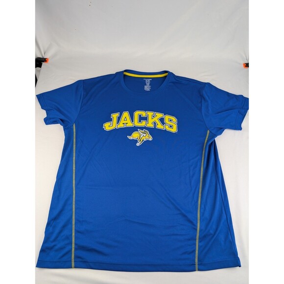 Men's XL South Dakota State University Jackrabbits Blue SDSU Jacks Pro Edge - Picture 1 of 6